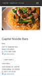 Mobile Screenshot of capital-seafood.com