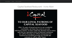 Desktop Screenshot of irvine.capital-seafood.com